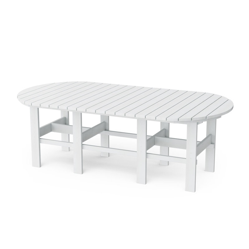 Classic 44"x84" Dining Table, White