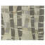 Bamboo Abstract Area Rug in Gray/Silver