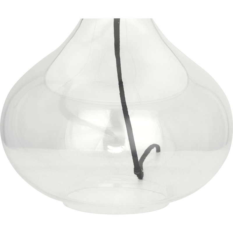 June Table Lamp, White, 30.63" H x 15.75" W x 15" D