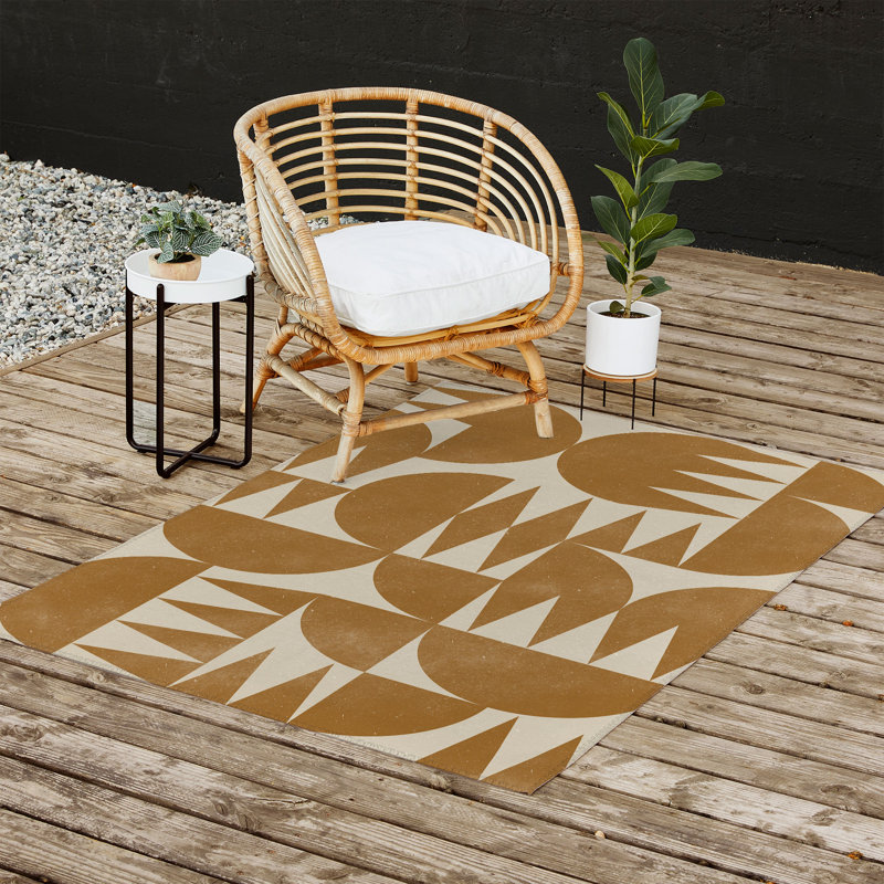 Tapis rectangulaire Jaliyah avec envers antidérapant, Rectangle 4 pi x 6 pi