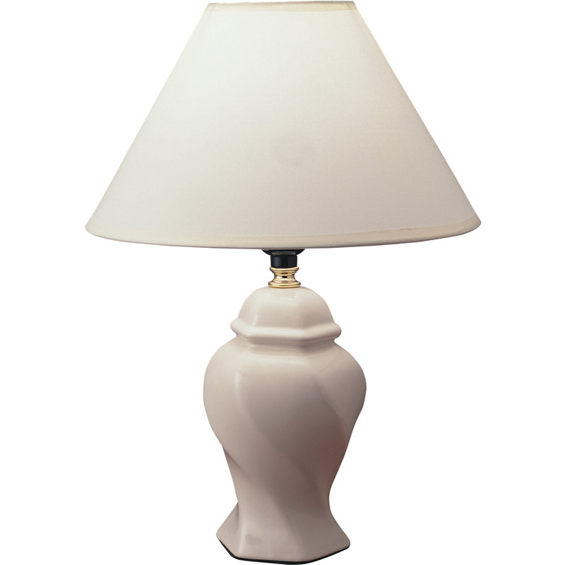 Lampe de table 15 po Whisenhunt, Blanc