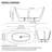 60 Inch,56-Gallon Freestanding Soaking Bathtub, 100% Pure Virgin Acrylic With Drain And Overflow,Glossy White