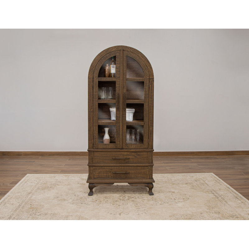 Armoire 2 tiroirs 2 portes Arlette, Caramel