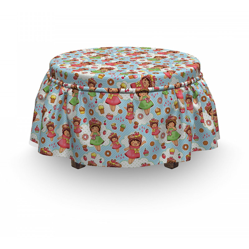 Housse pour de yummy pastries repose-pieds filles