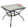 Table de bar d'extérieur carrée L 35 po x l 35 po interne