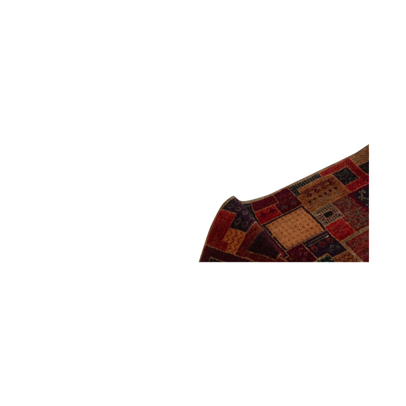 Kaschkuli Hand Knotted Wool Patchwork Area Rug
