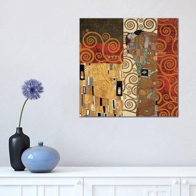 Klimt Details by Gustav Klimt - Wrapped Canvas Print