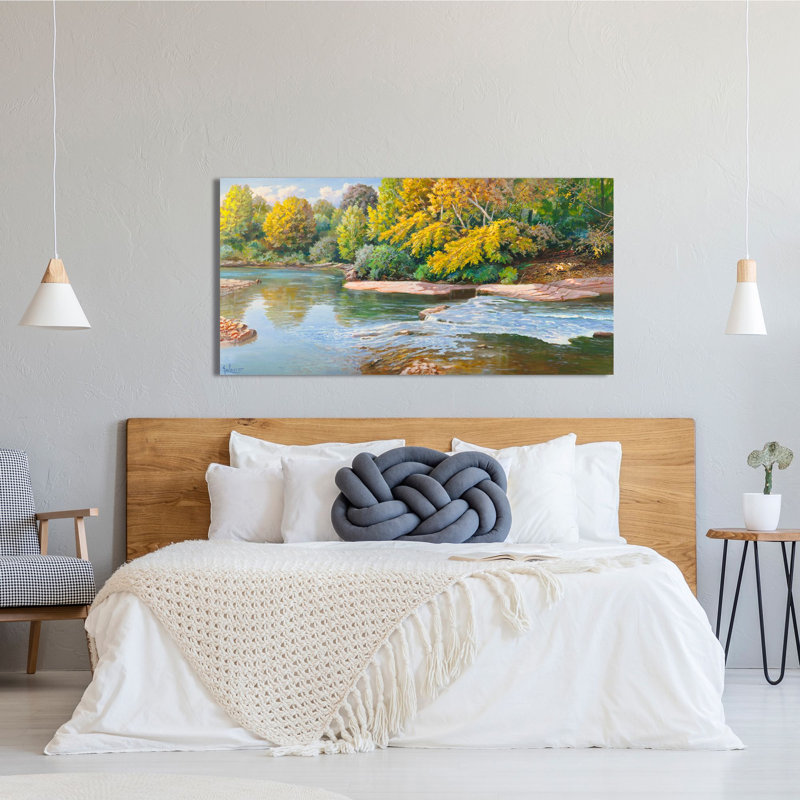 Creek In The Woods by Adriano Galasso - Wrapped Canvas Print, 50cm H x 100cm W x 4cm D