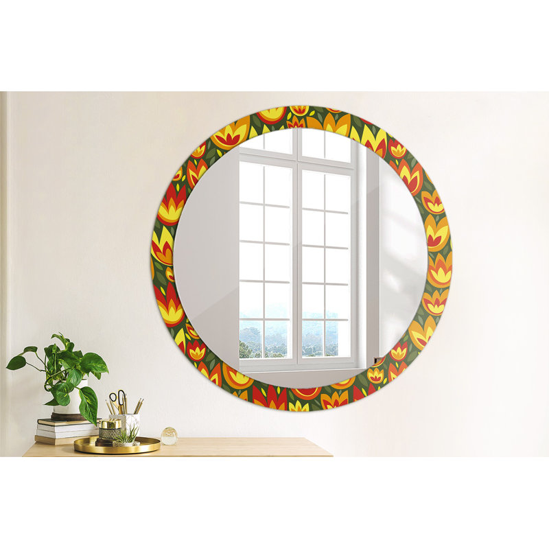 Huldar Glass Flat Wall Mirror