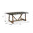 Emmett Pine Solid Wood Trestle Dining Table-267756579