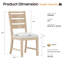 Chaise rembourrée en bois massif-256620555