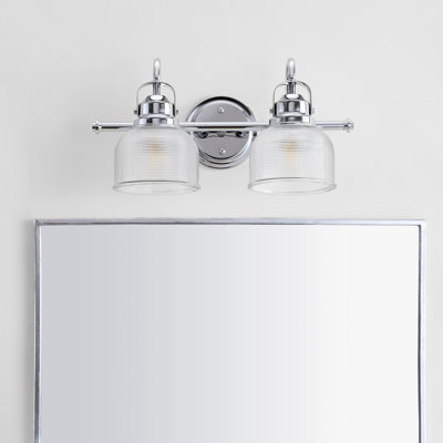 Gilcrease Metal/Glass LED Vanity Light