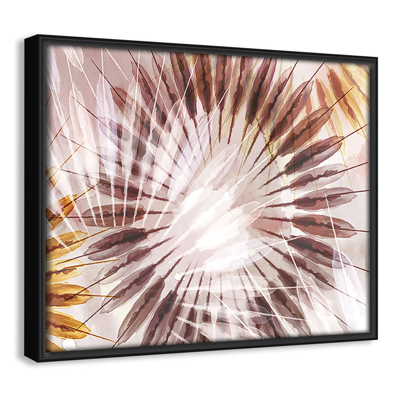 Danse des rayons II par Eva Watts, Noir, H 9,5 po x l 11,5 po