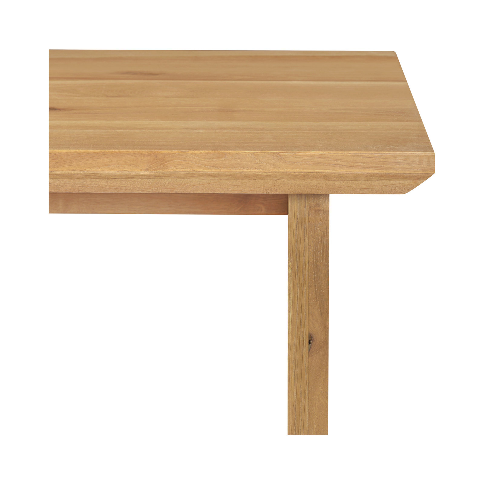 54" Oak Coffee Table, Natural
