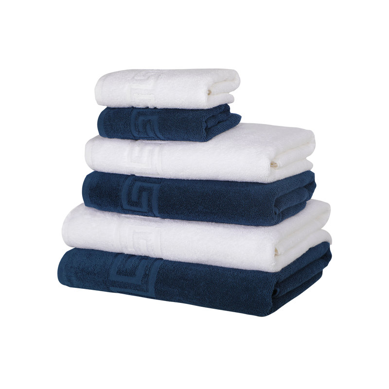Duplantis Turkish Cotton Towel Set includes 2 Bath Sheet, 2 Bath Towel, 2 Hand Towel.
