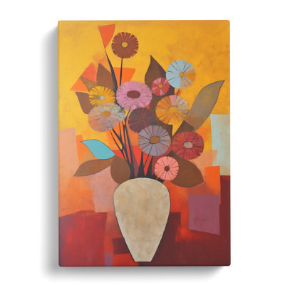 Dorota Flowers Mid Century Vol.5 - Wrapped Canvas Print
