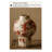 Abstract Brushstroke Hand Painted Ceramic Table Vase