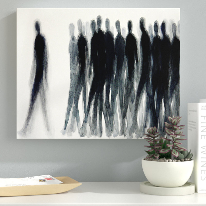 «Follow Me» par Norman Wyatt Jr, reproduction d'art sur toile tendue, H 20 po x l 30 po x P 1,5 po