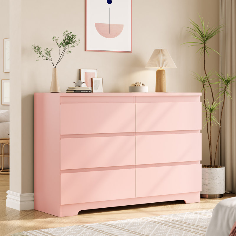 Commode double 6 tiroirs Modern