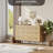 6 - Drawer Dresser, Rattan Chest of Drawer for Bedroom