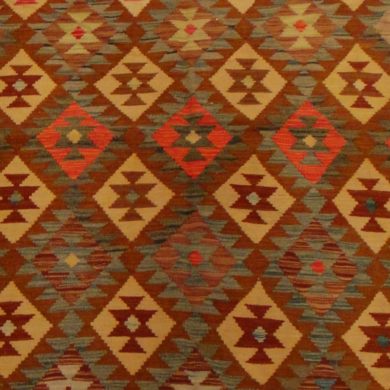 Tapis rouille tissé à la main Azpeitia
