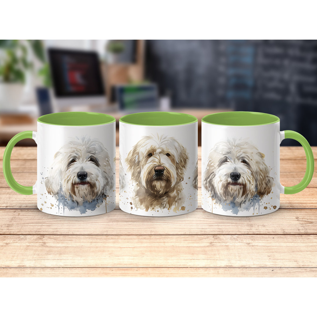 Three Happy Chow Chow Puppies Design 11oz Coffee Mug