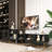 Wood Extendable TV Stand Rectangle Entertainment Center,Media TV Console For Living Room Bedroom-787395041