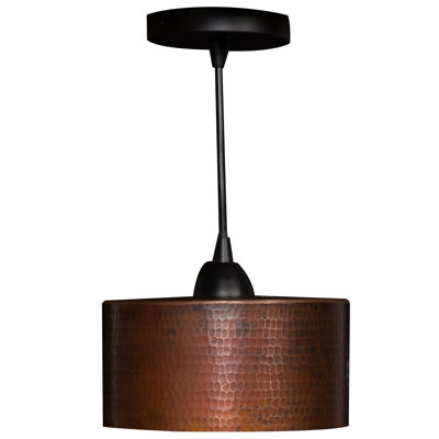 Luminaire suspendu cylindrique rond 8 po Haydon