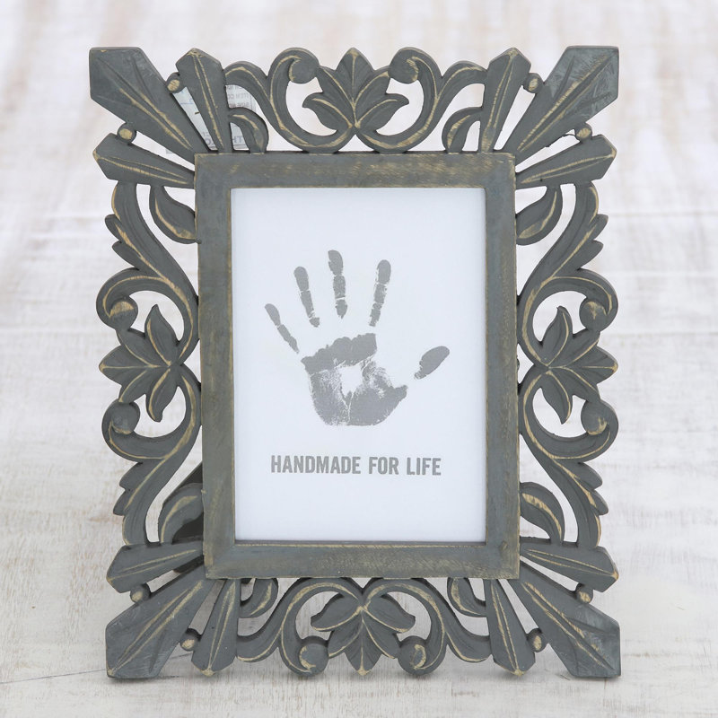 Leis Gray Solid Wood Matte Picture Frame