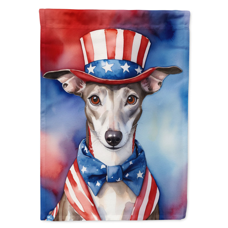 Drapeau patriotique du jardin américain, Lévrier Whippet