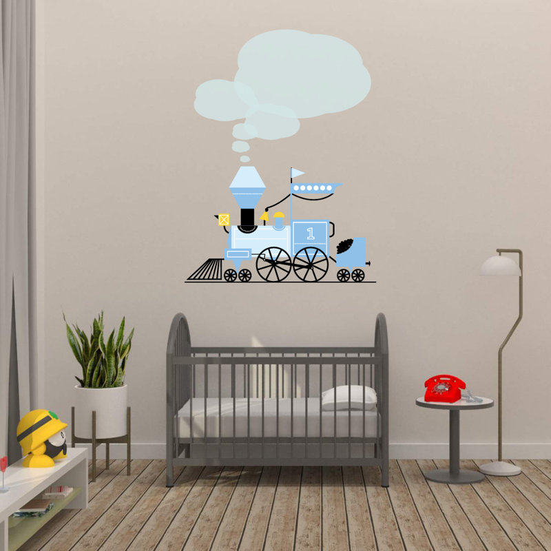 Mini décalque mural pour enfant, Orange