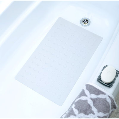 Leer Rubber Bathtub Mat with Suction Cups