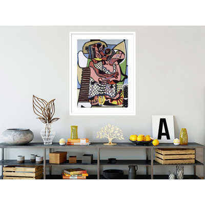 «Le baiser» par Pablo Picasso, impression giclée sur cadre