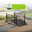 Pont de jardin décoratif en fer 3,3 pi-124343066