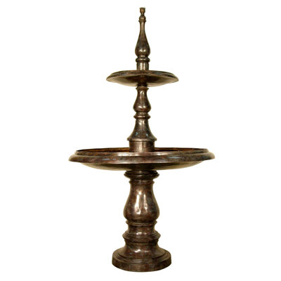 Bronze Contemporary Two Tier Fountain