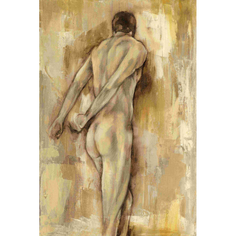 Étude de figure nue IV, H 12 po x l 8 po