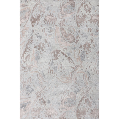 Hand Knotted Abstract Indoor Rug