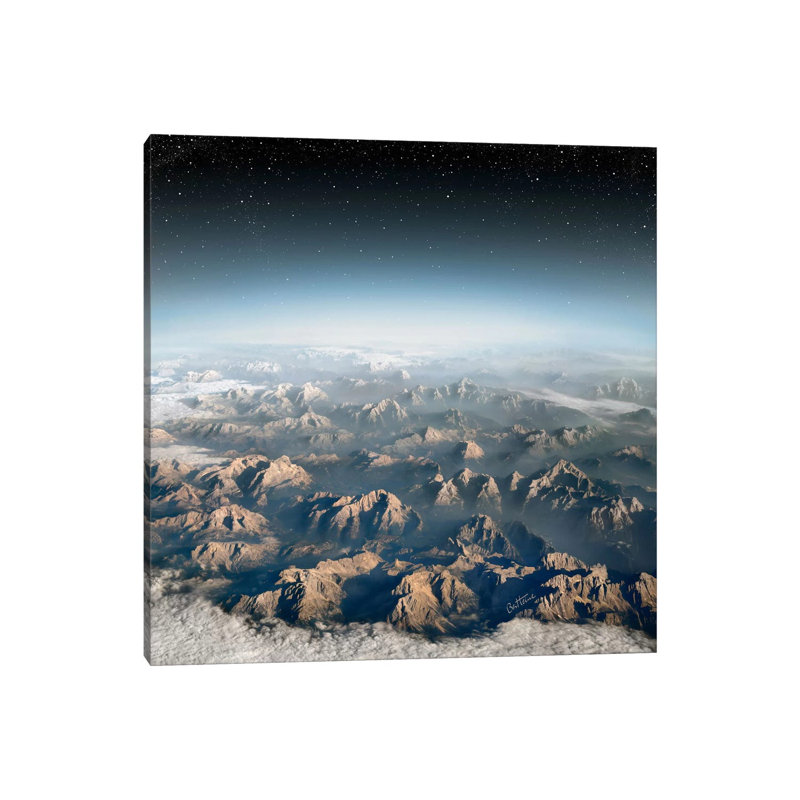 Planet Earth by Ben Heine - Print on Canvas, Wrapped Canvas, 93.98 cm H x 93.98 cm W x 1.91 cm D