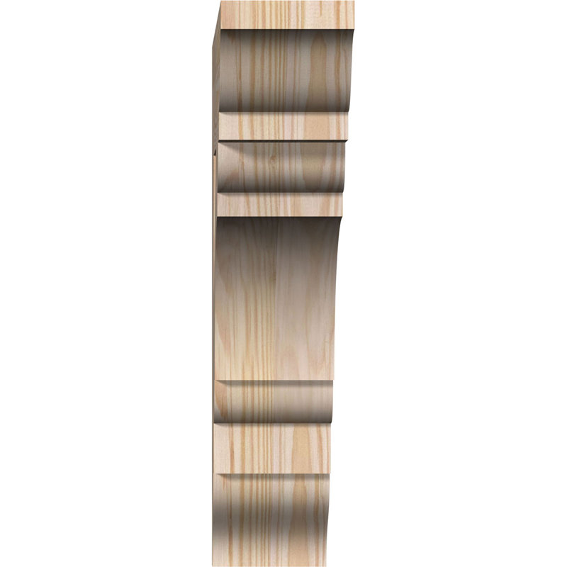 Support olympique traditionnel, Douglas (lisse), H 16 po x l 3,5 po x P 16 po