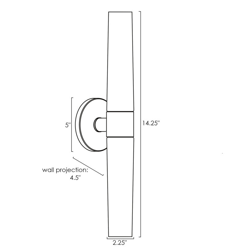 Vachel Candle Wall Light