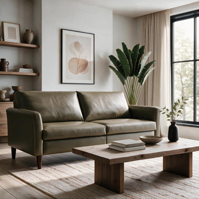 80.3'' Faux Leather Sofa