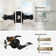 Privacy Door Lever with Round Rosette Keyless Lock