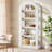 5-Tier 70.9" Tall Arched Bookcase, Modern Open Bookshelf For Home Office, Bedroom, Living Room-2013728587