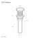 Ceramic Pop-up Bathroom Sink Drain with Overflow