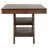 Alysse 5-piece Rectangular Dining Table Set Walnut