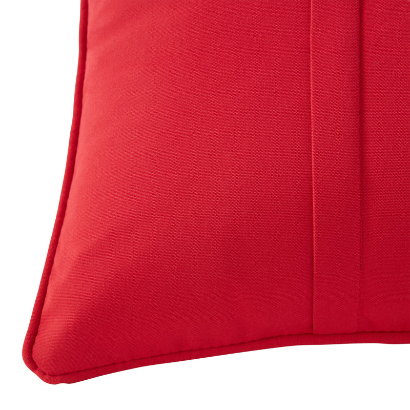  Coussin Sunbrella, Toile rouge jockey