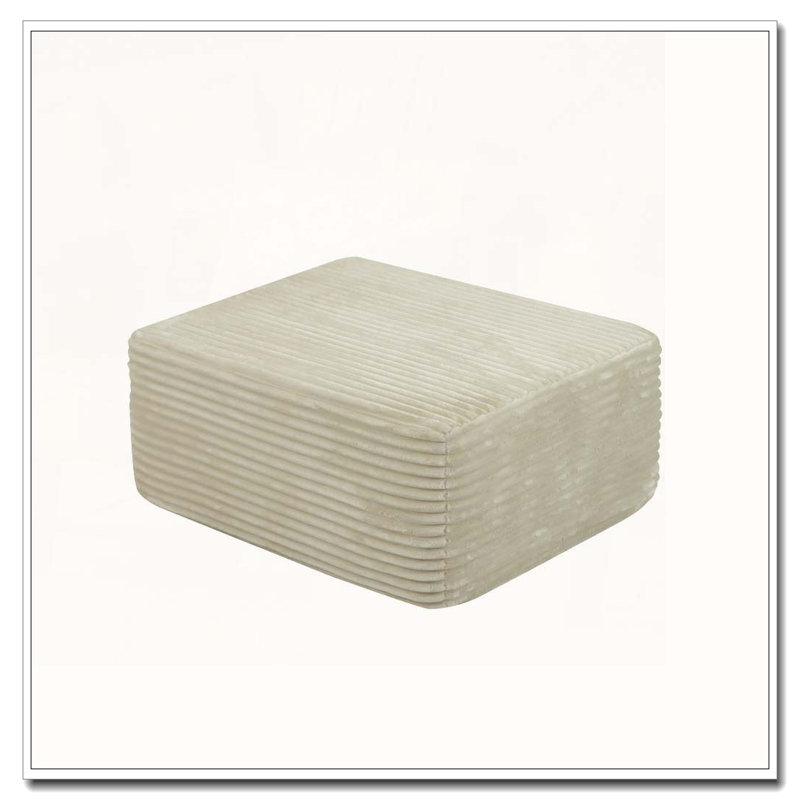 Repose-pieds moelleux d'excellente qualité offrant un excellent rapport qualité-prix, Beige