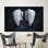«Banksy Angel Wings», impression sur toile abstraite, œuvre d'art plate, 1P