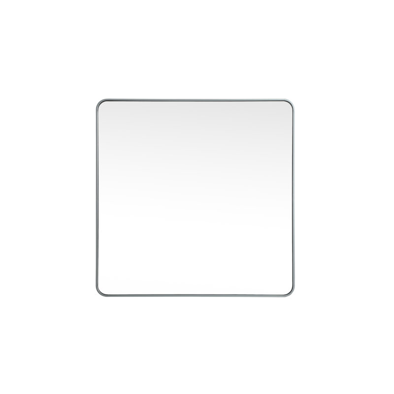 Miroir mural Marengo, Argent, 42 po x 42 po 