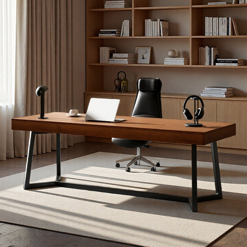 Bureau en bois massif, grande table à manger, salle d'étude,